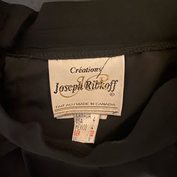 💖HOST PICK💖 VINTAGE Joesph Ribkoff Skirt Overlay Palazzo Pant | Made in Canada - Picture 4 of 13